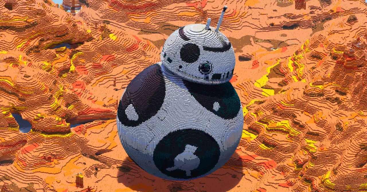 BB Series Droid — Minecraft Build by StarWarsCreations