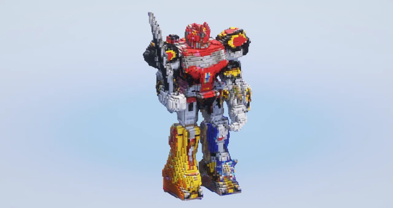 Megazord — Minecraft Build by LeonisBuilds