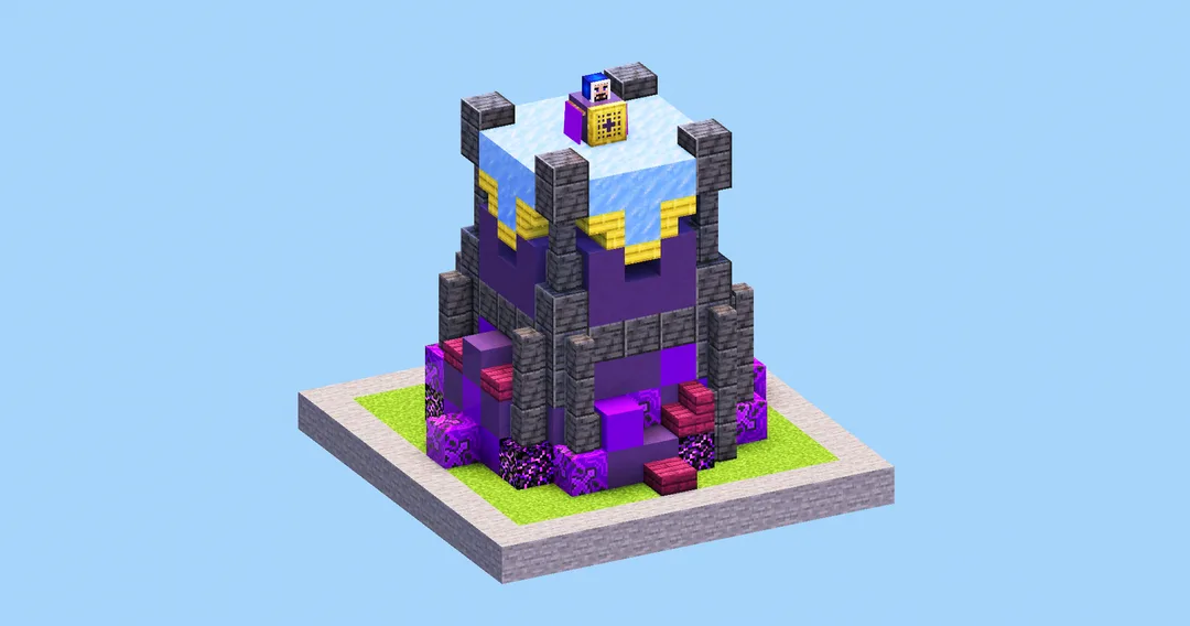 Clash of Clans Wizard Tower Level 12 — Minecraft Build by LeonisBuilds