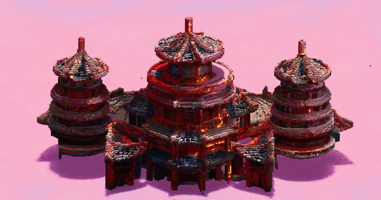 Chinese Pagoda Castle — Minecraft Build by EasternRealms