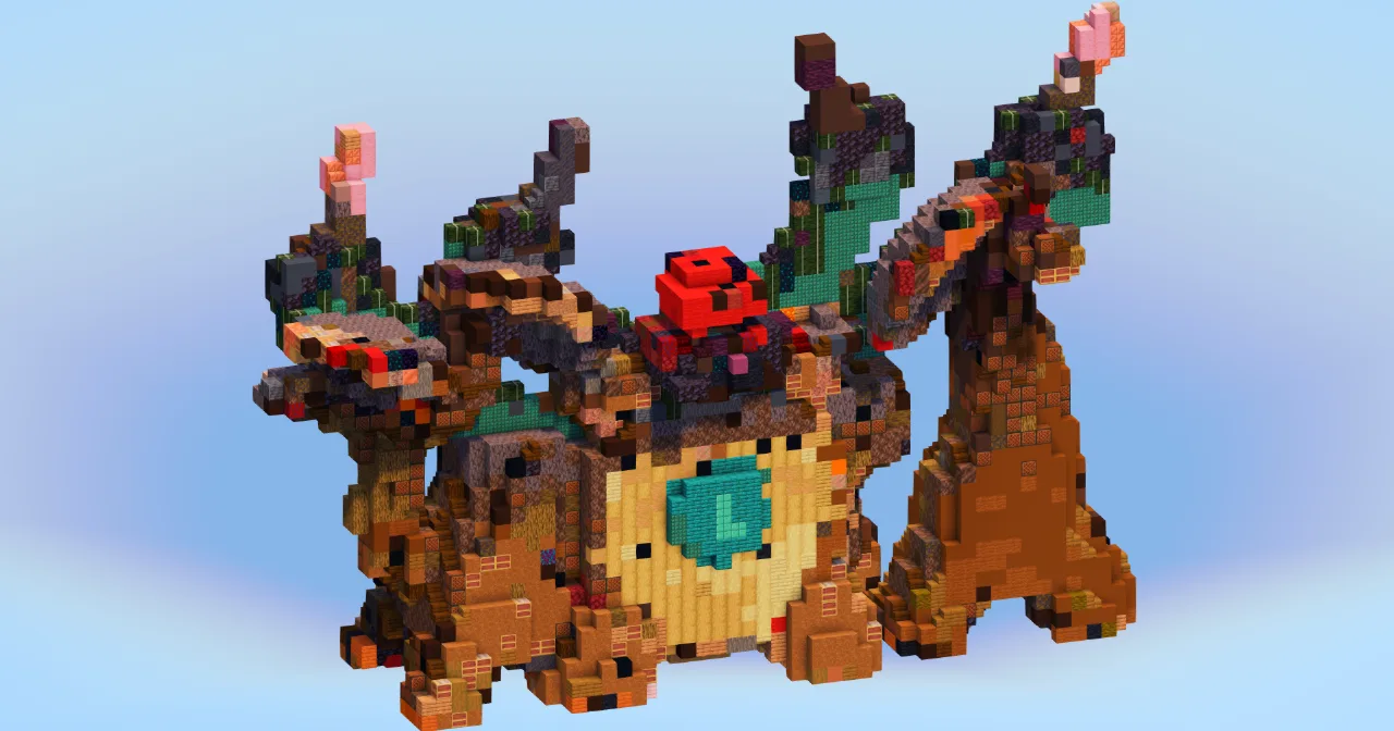 Rillaboom Gigantamax from Pokemon — Minecraft Build by LeonisBuilds