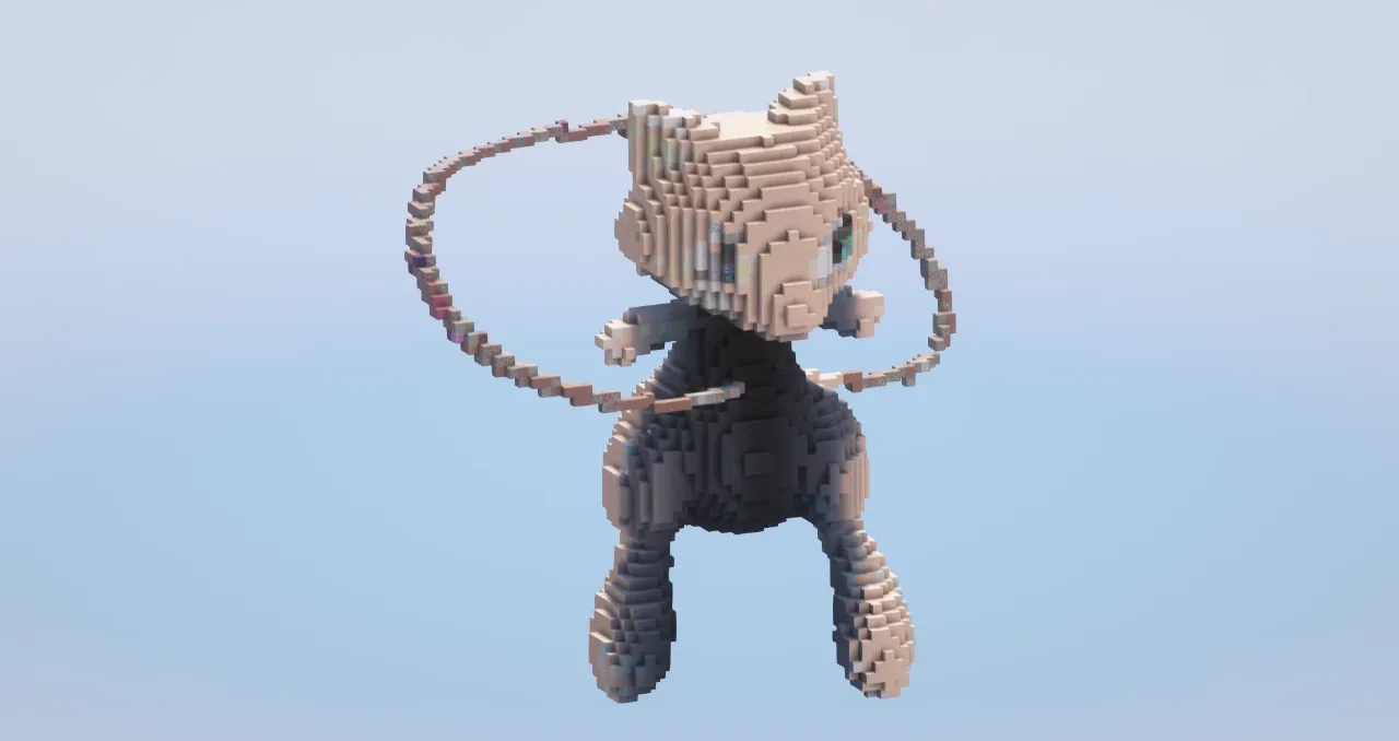 Mew — Minecraft Build by LeonisBuilds