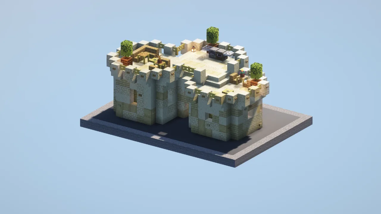 Desert Starter House — Minecraft Build by LeonisBuilds