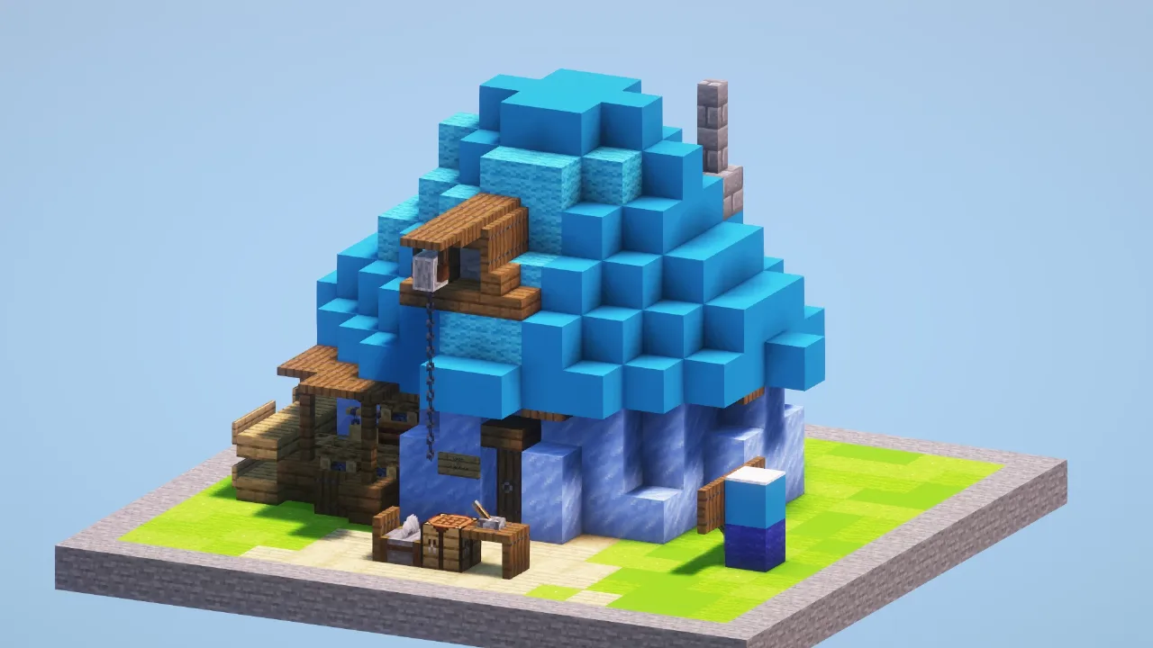 Handy Smurf Lab — Minecraft Build by LeonisBuilds