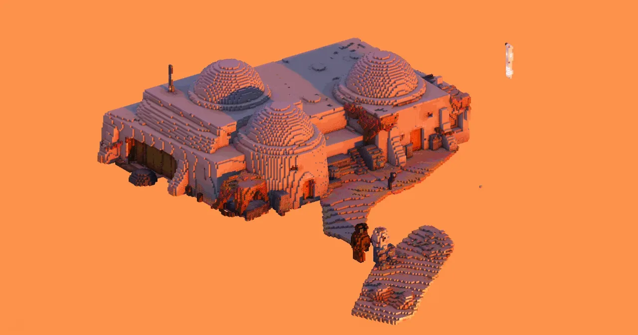 Tatooine House — Minecraft Build by StarWarsCreations