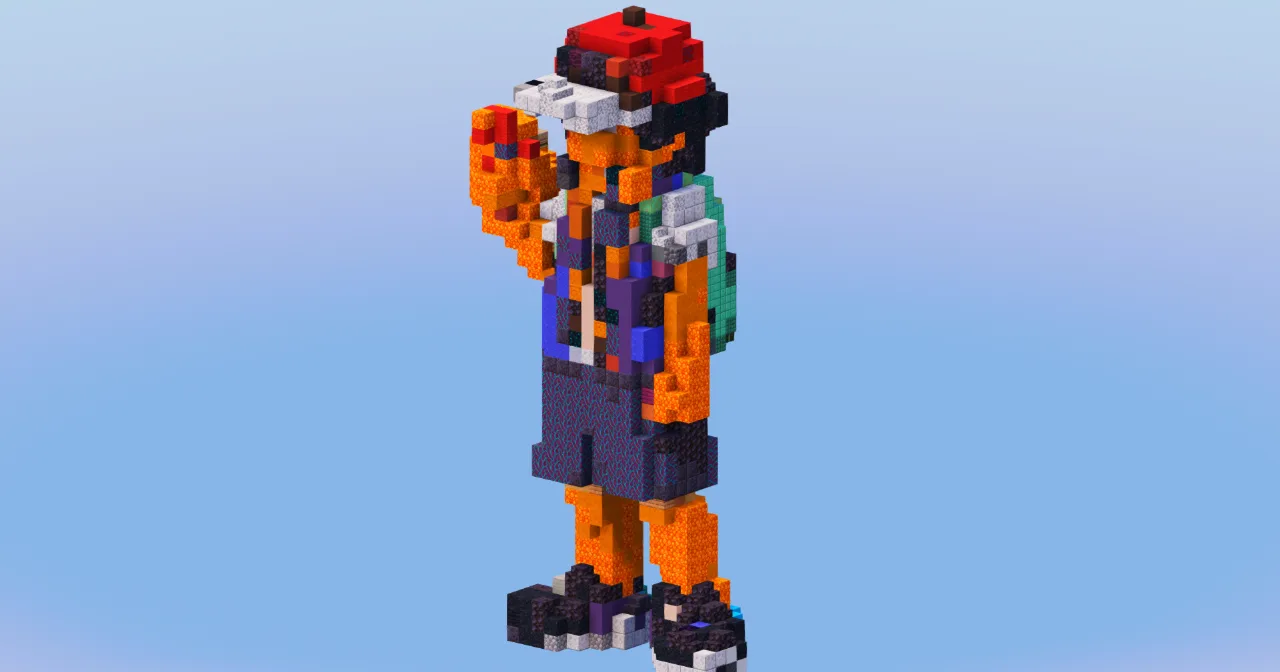 Ash Ketchum Journeys from Pokemon — Minecraft Build by LeonisBuilds