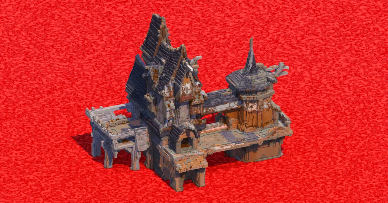 Medieval Harbor House — Minecraft Build by ImpossibleBuilds