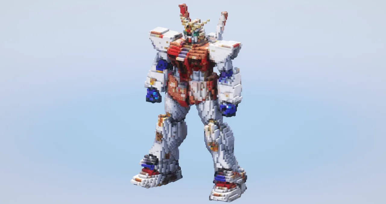 Gundam — Minecraft Build by LeonisBuilds