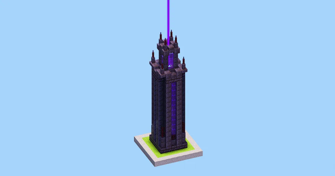 Dark Tower Beacon Design — Minecraft Build by LeonisBuilds