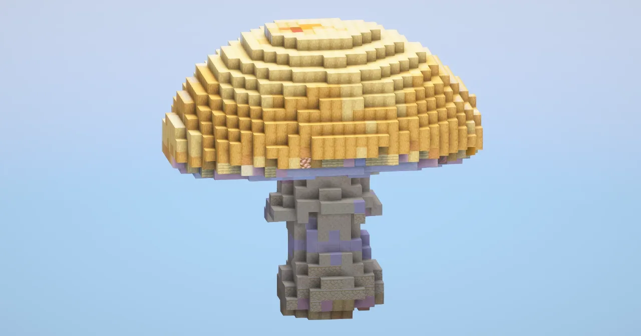 Mushroom small‎ — Minecraft Build by LeonisBuilds