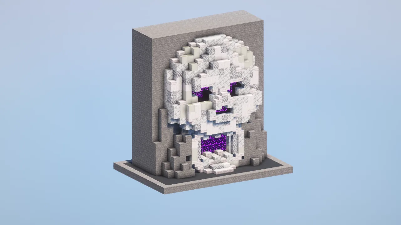 Skull Portal — Minecraft Build by LeonisBuilds