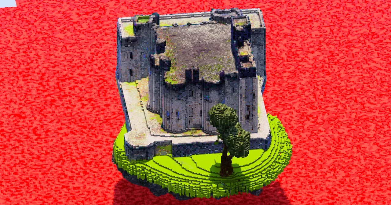 Floating Castle — Minecraft Build by ImpossibleBuilds