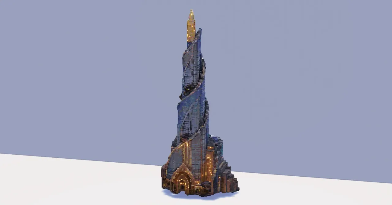 Futuristic Skyscraper — Minecraft Build by ModernCraft