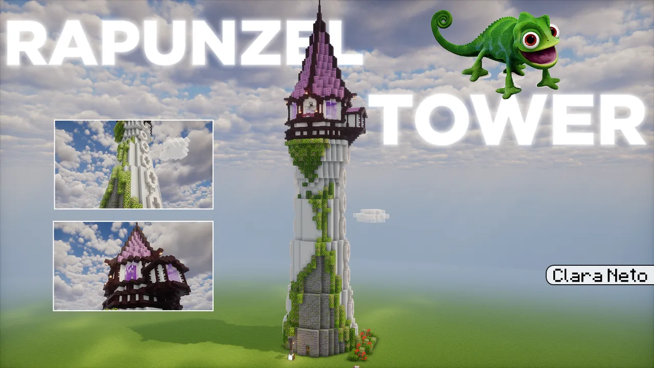 Rapunzel Tower — Minecraft Build by claraneto