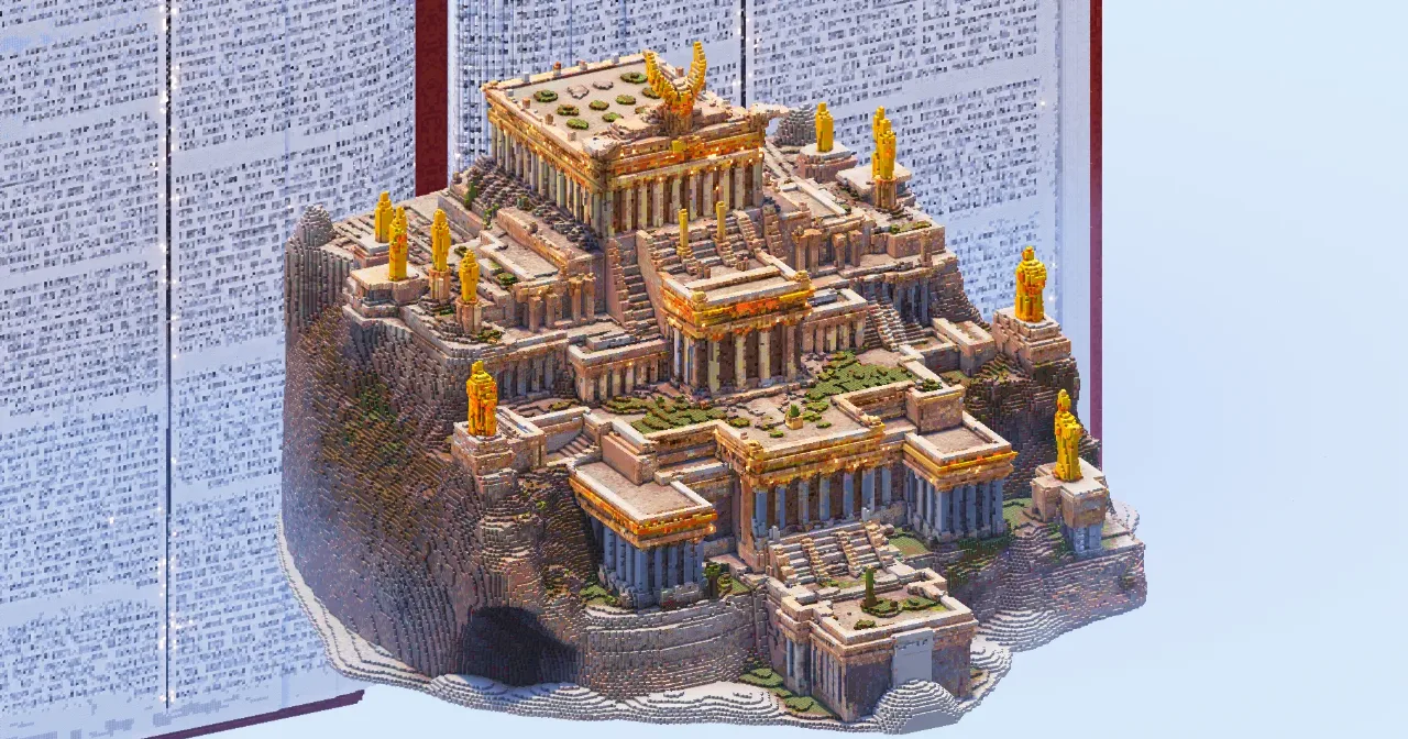 Greek City — Minecraft Build by TheBibleOfBuilding