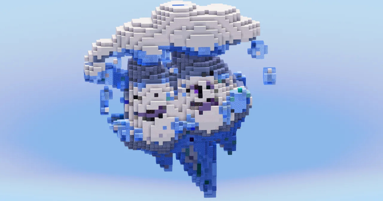 Vanilluxe from Pokemon — Minecraft Build by LeonisBuilds