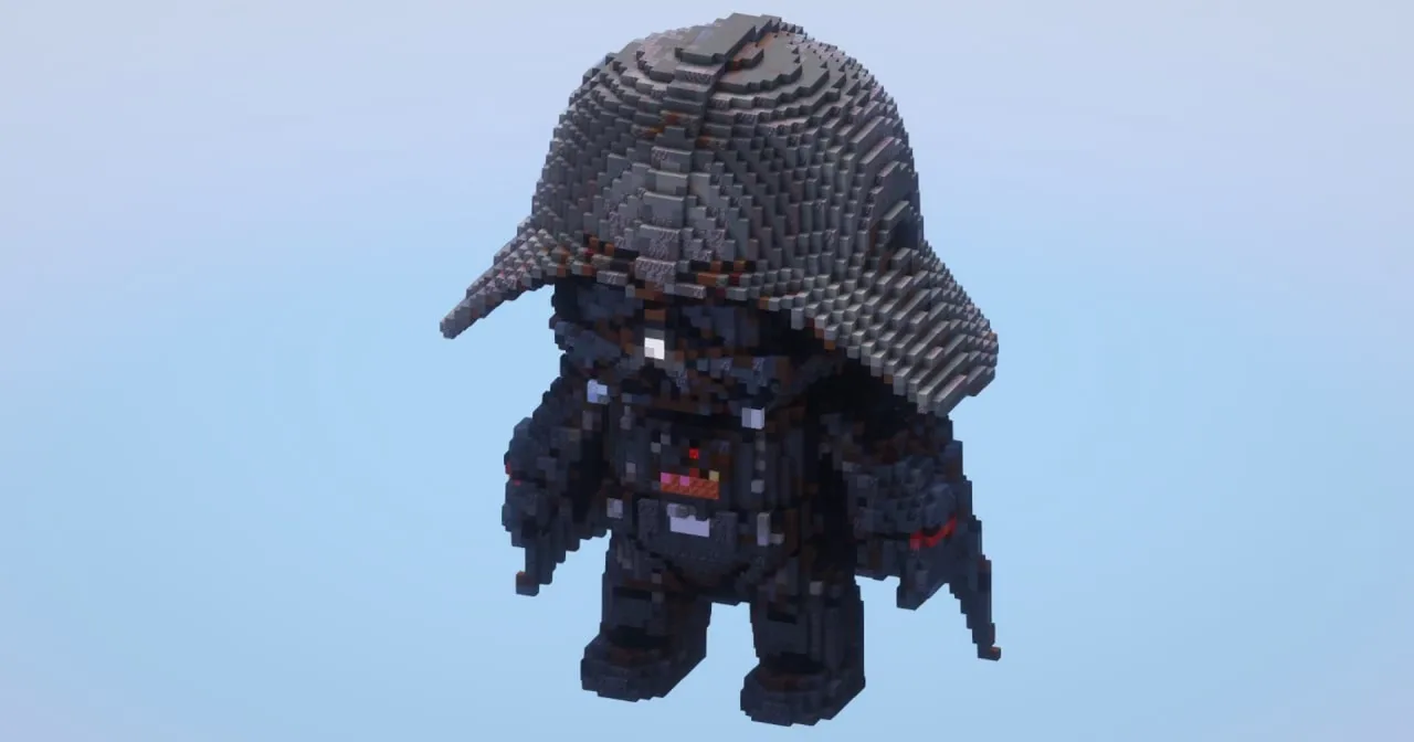 Darth Vader — Minecraft Build by LeonisBuilds