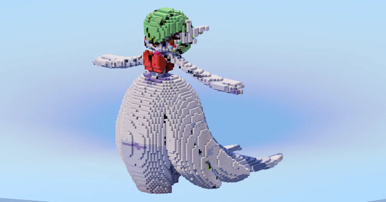 Mega Gardevoir — Minecraft Build by LeonisBuilds