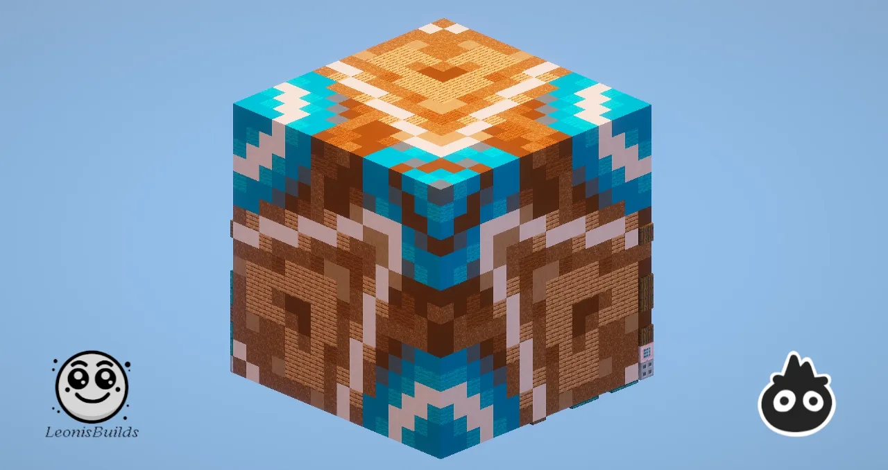 Brown Glazed Terracotta (Collab) — Minecraft Build by LeonisBuilds