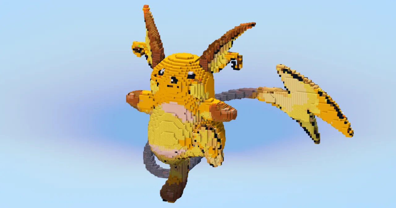 Raichu — Minecraft Build by LeonisBuilds