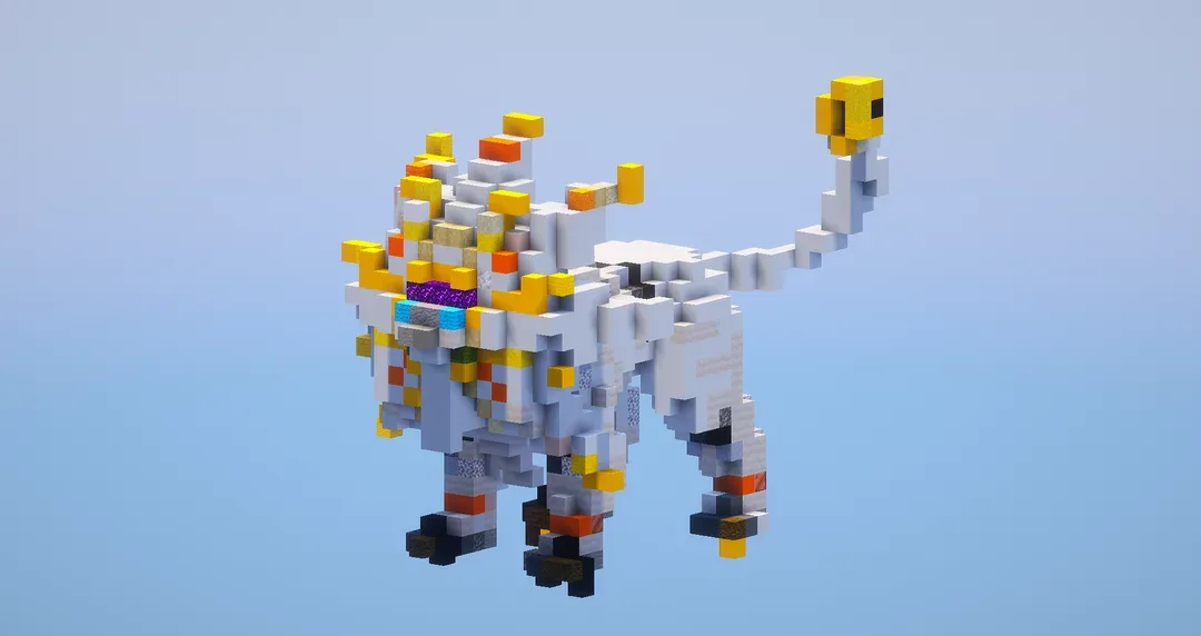 Solgaleo from Pokemon — Minecraft Build by LeonisBuilds