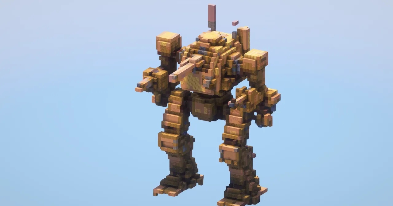 Mech‎ — Minecraft Build by LeonisBuilds