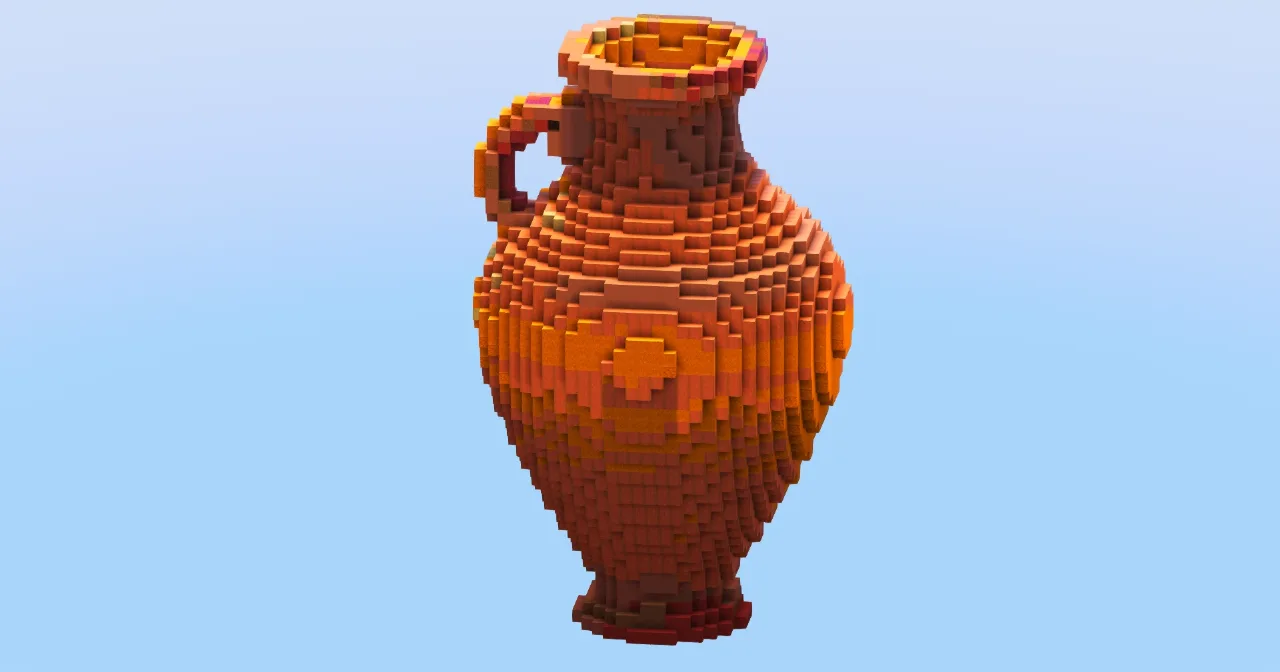 Terracotta Vase — Minecraft Build by LeonisBuilds