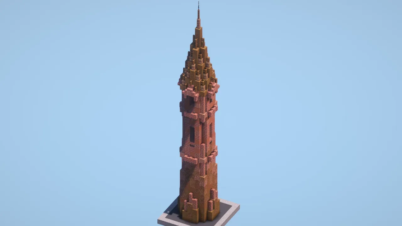 Bricks Fantasy Tower — Minecraft Build by LeonisBuilds