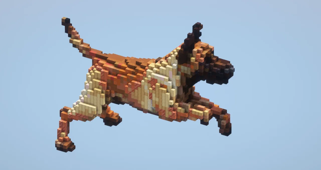 Shepherd Dog — Minecraft Build by LeonisBuilds