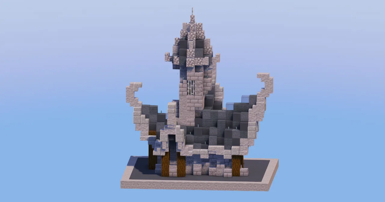 Dark Medieval Fantasy House 1 — Minecraft Build by LeonisBuilds