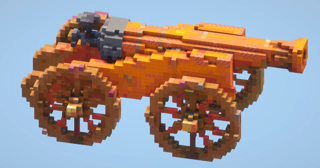 Medieval Cannon‎ — Minecraft Build by LeonisBuilds