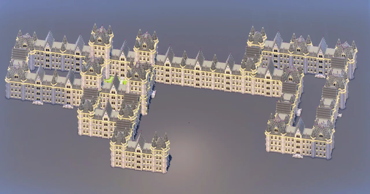 Massive Gothic Castle — Minecraft Build by MellowHat