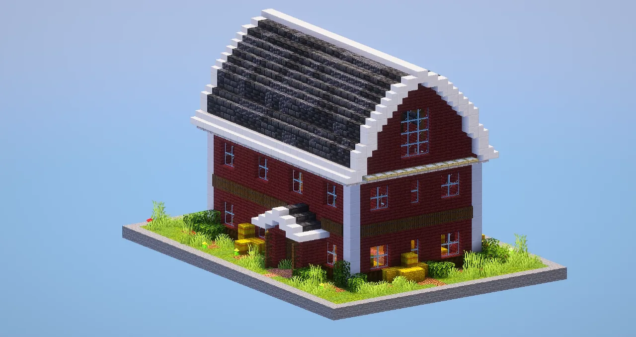 Red Barn — Minecraft Build by LeonisBuilds