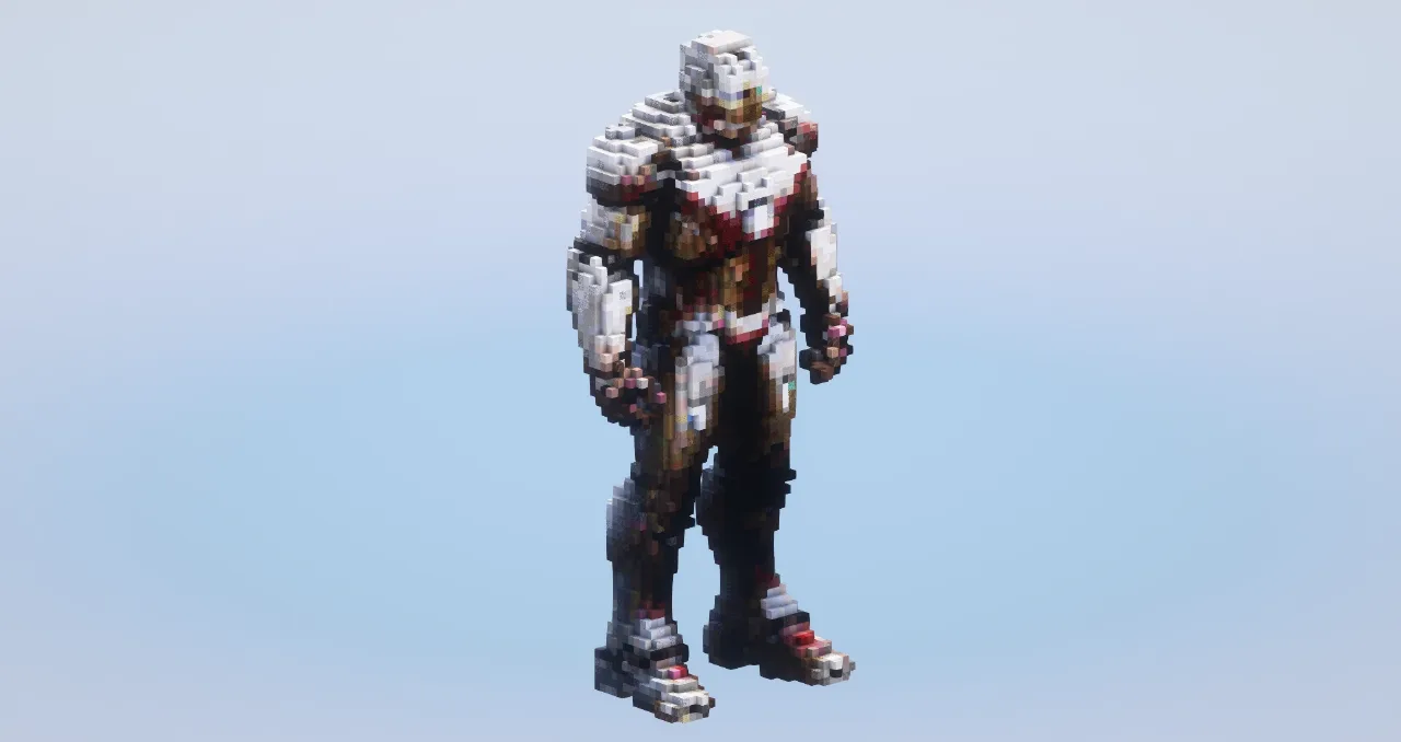 Iron Man mark 5 — Minecraft Build by LeonisBuilds