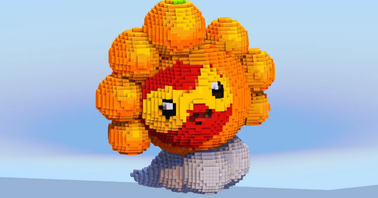 Sunny Castform — Minecraft Build by LeonisBuilds