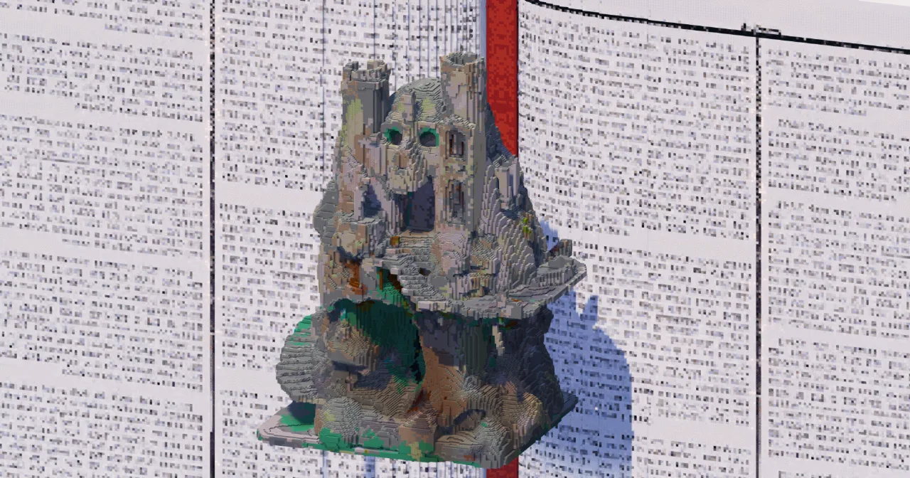 Skull Rock Fortress — Minecraft Build by TheBibleOfBuilding