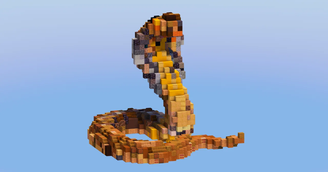 Indian Cobra — Minecraft Build by LeonisBuilds