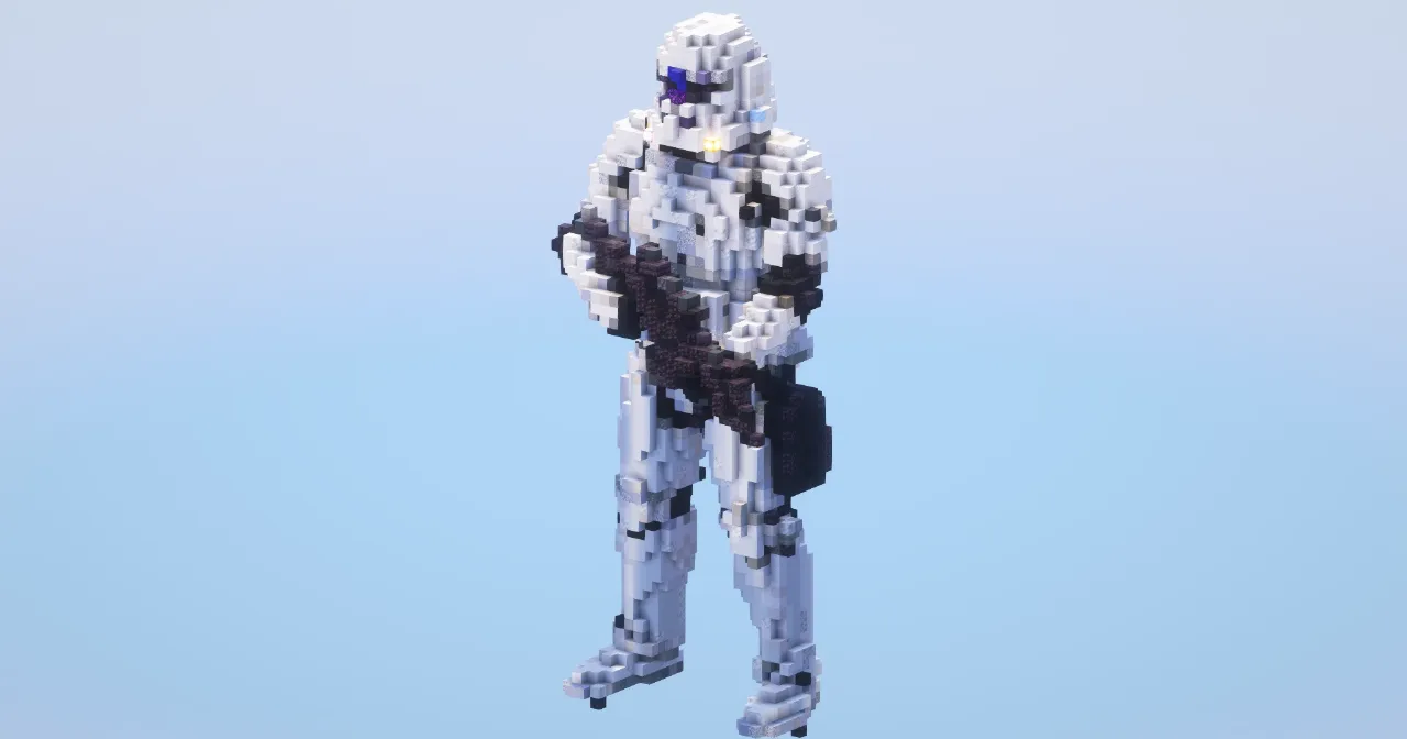 Stormtrooper‎ — Minecraft Build by LeonisBuilds