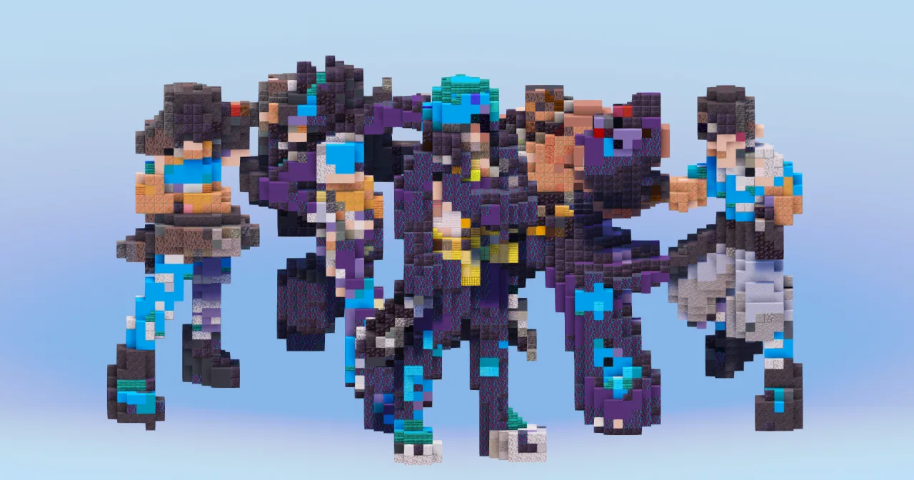 Team Aqua from Pokemon — Minecraft Build by LeonisBuilds