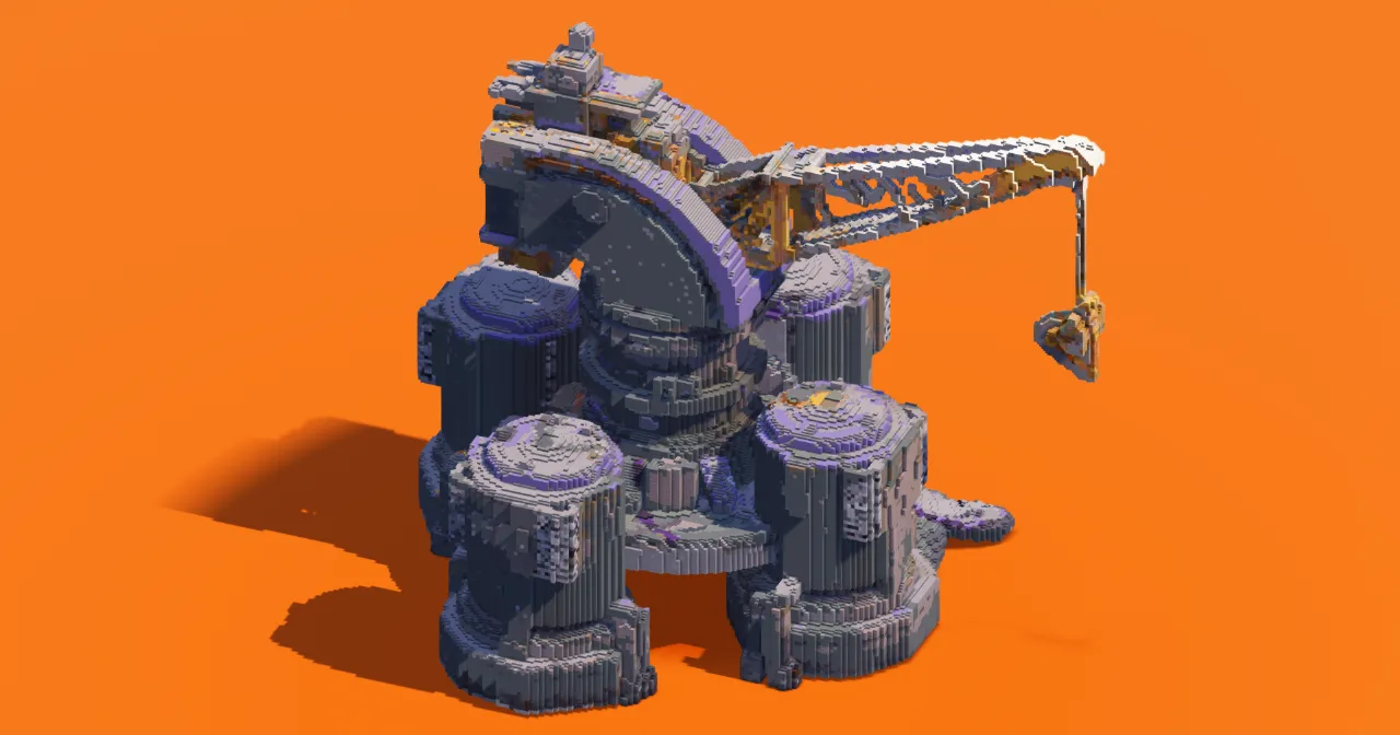 Offshore Sea Platform Crane — Minecraft Build by StarWarsCreations