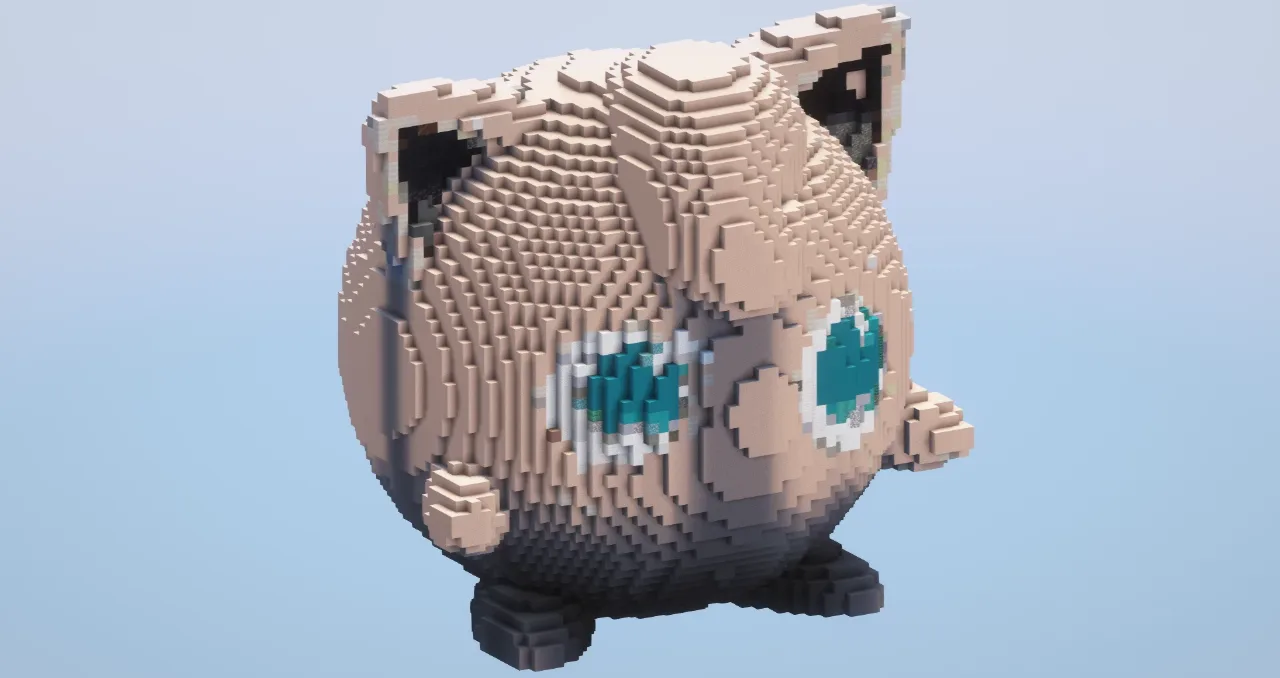 Jigglypuff — Minecraft Build by LeonisBuilds