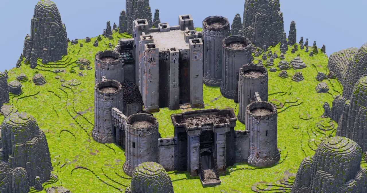 Medieval Castle Court — Minecraft Build by StrongholdStudios