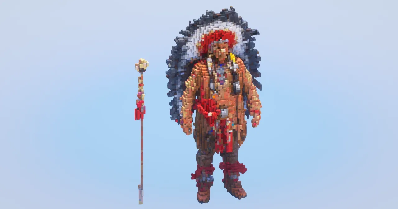 Native American‎ — Minecraft Build by LeonisBuilds