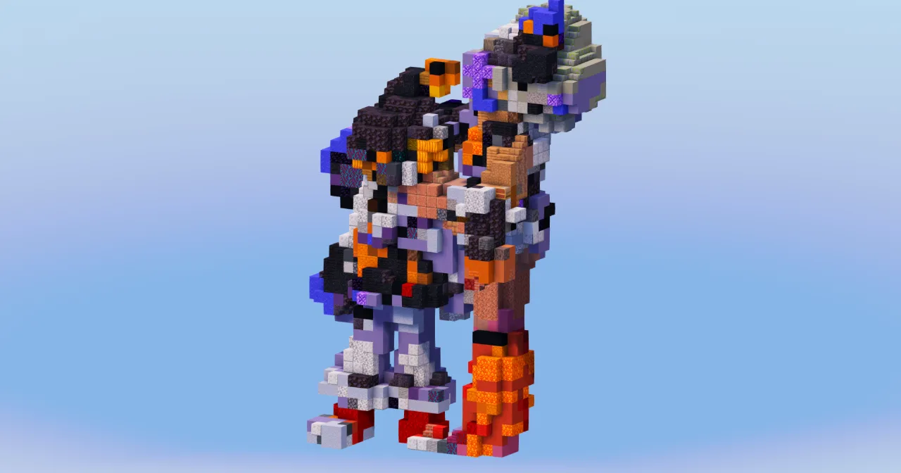 Allister and Bea Gym Leaders from Pokemon — Minecraft Build by LeonisBuilds