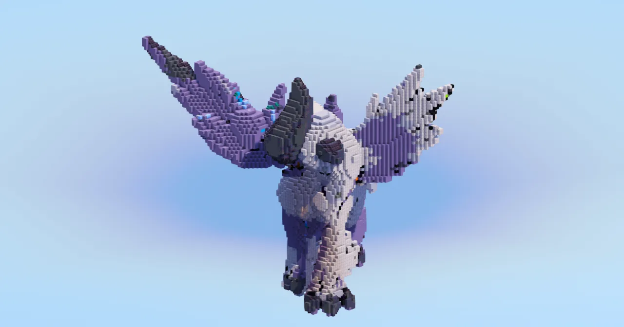 Mega Absol — Minecraft Build by LeonisBuilds