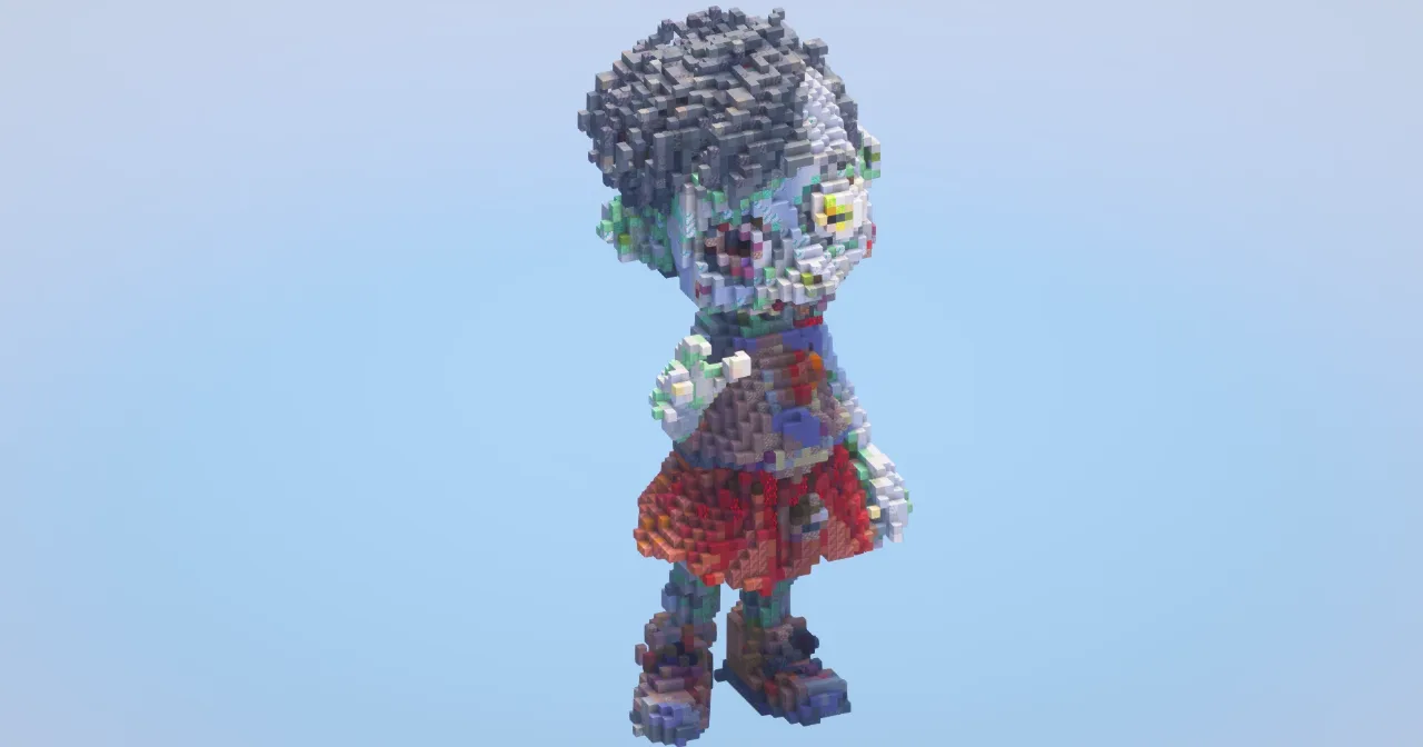 Zombie‎ — Minecraft Build by LeonisBuilds