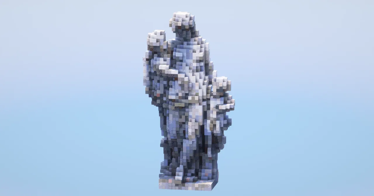 Mother Statue small‎ — Minecraft Build by LeonisBuilds