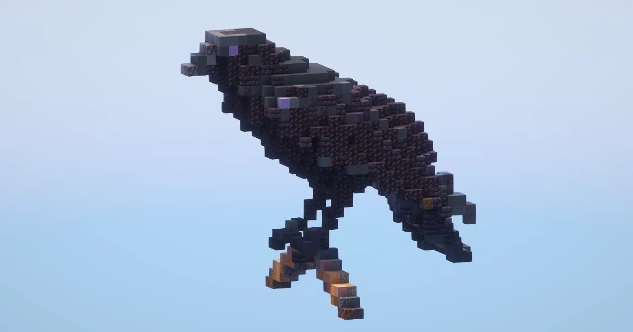 Crow‎ — Minecraft Build by LeonisBuilds