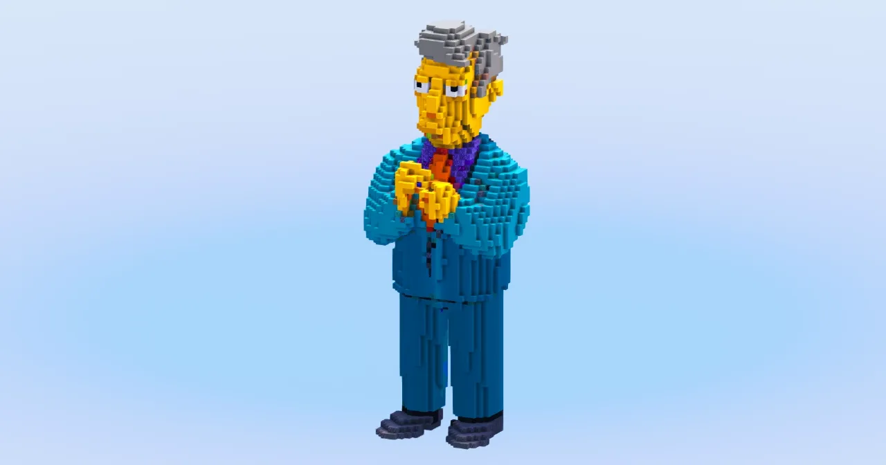 Seymour Skinner — Minecraft Build by LeonisBuilds