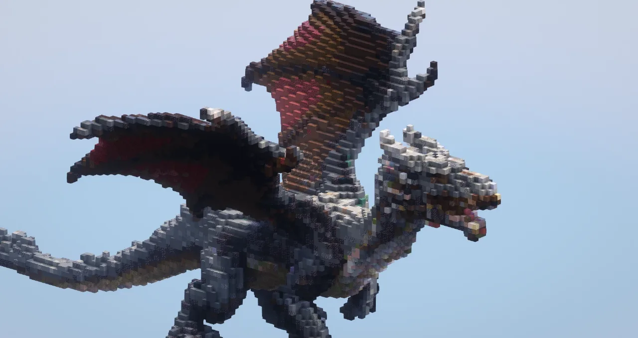 Fantasy Dragon — Minecraft Build by LeonisBuilds